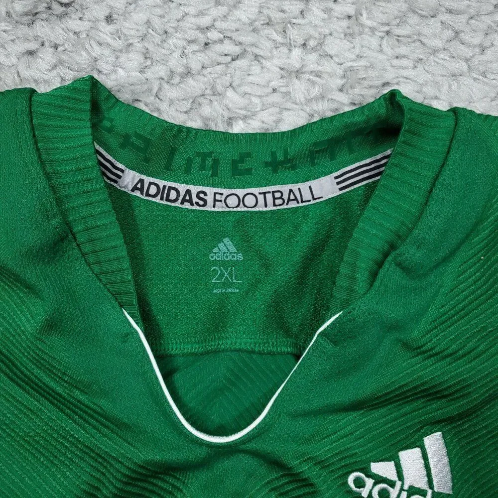 Adidas Men's Primeknit A1 Green Football Jersey DQ3461 Size 2XL Techfit